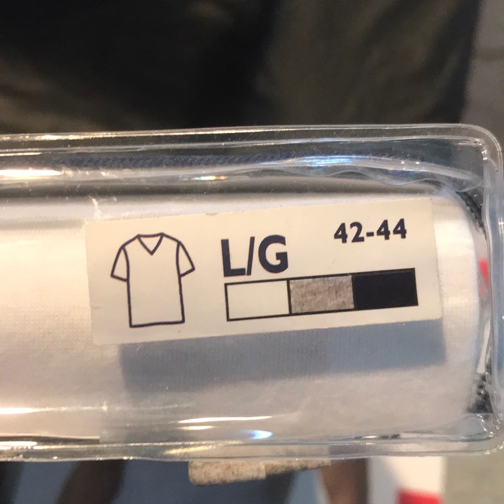 Tommy Hilfiger Slim Fit V-Necks Navy, White, Gray - Picture 4 of 4